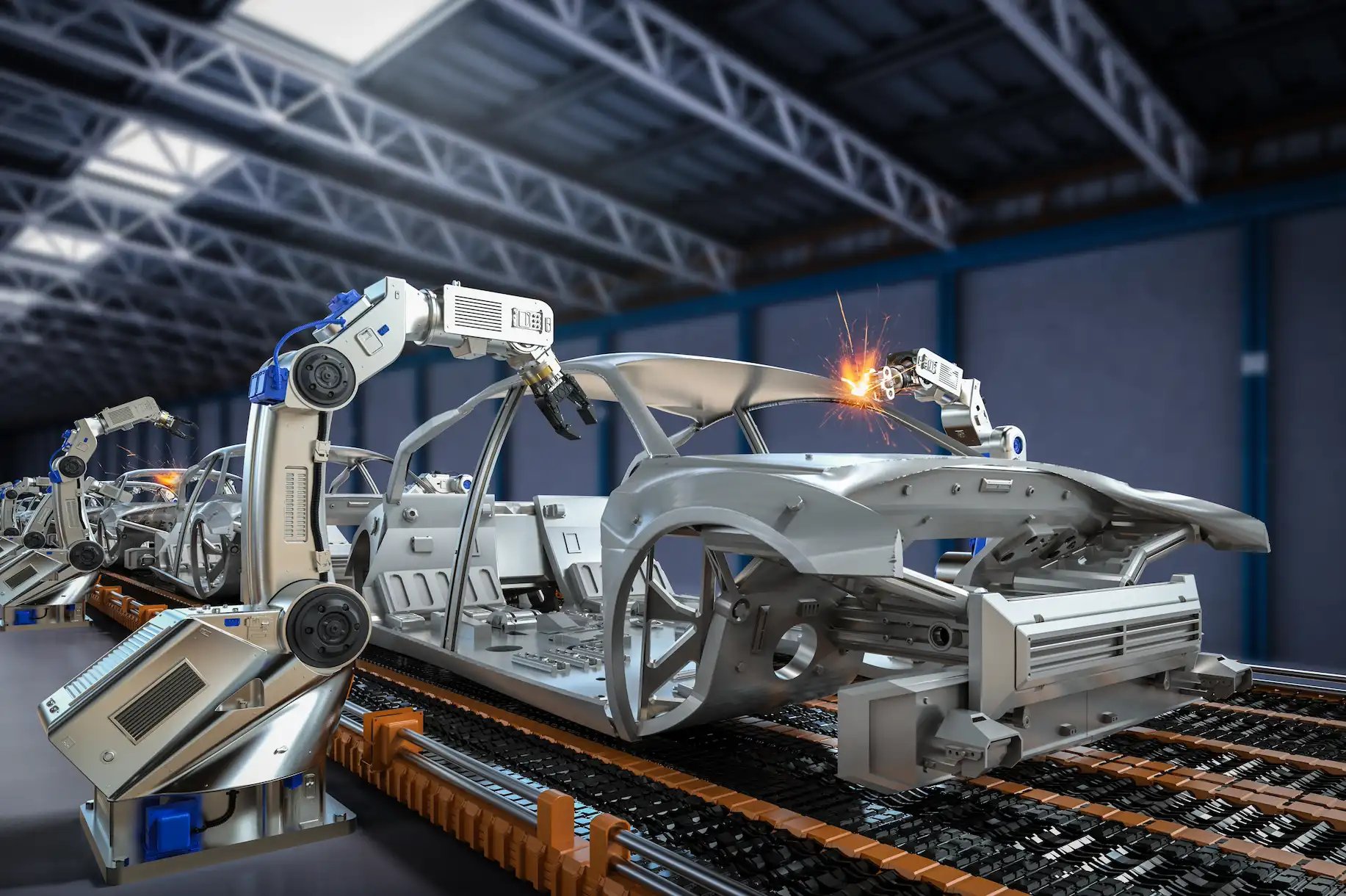 Production automobile
