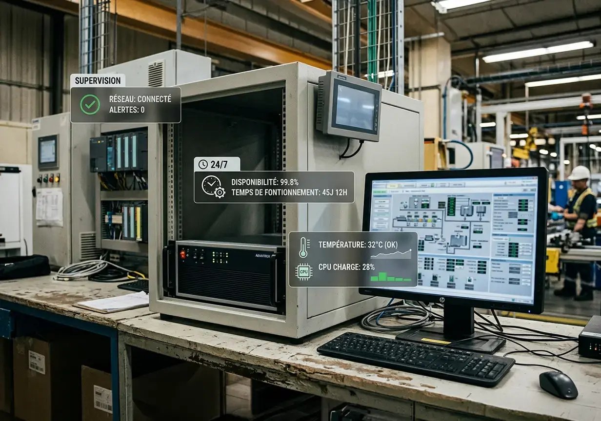 Des PC rackables adaptés au fonctionnement continu