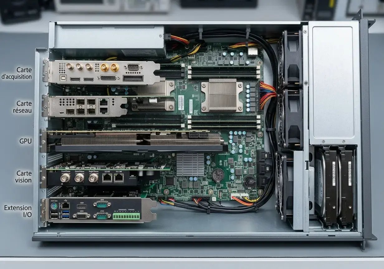 PC rackable, une architecture évolutive grâce aux extensions PCI et PCIe