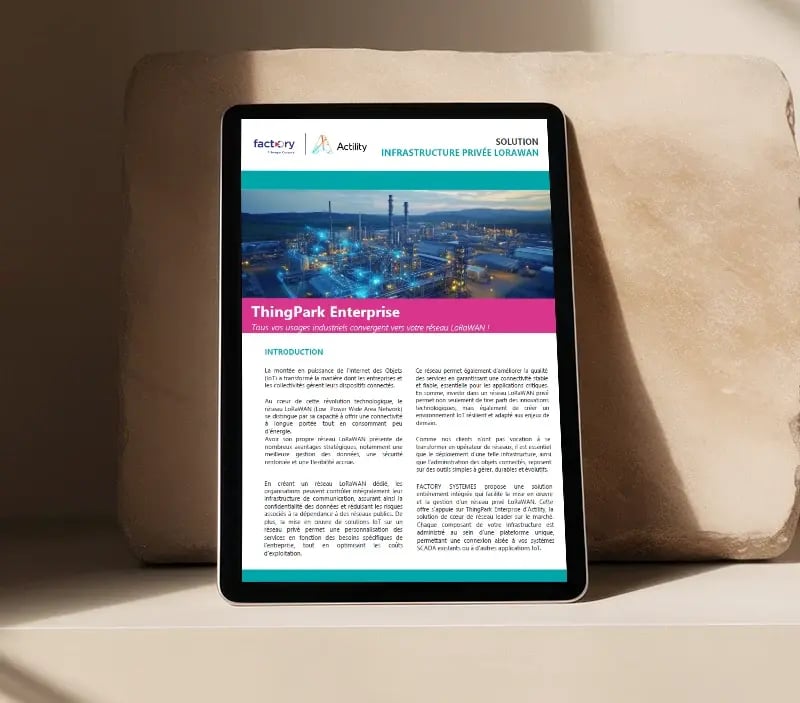 Brochure Infrastructure LoRaWAN