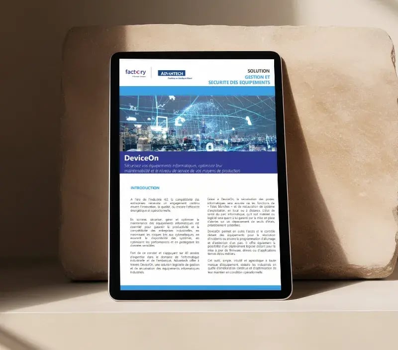Illustration de la brochure sur le PC industriel
