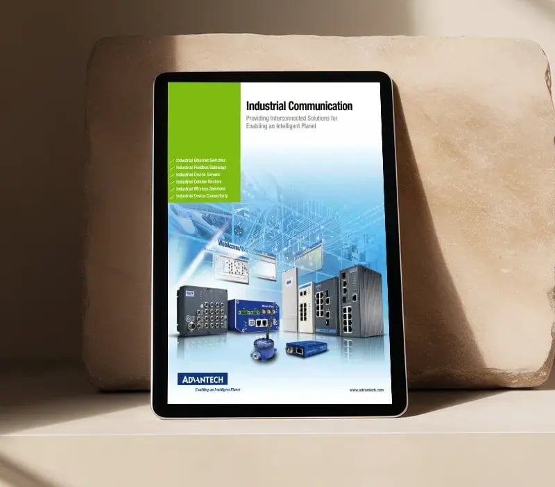 Illustration de la brochure sur le réseau industriel