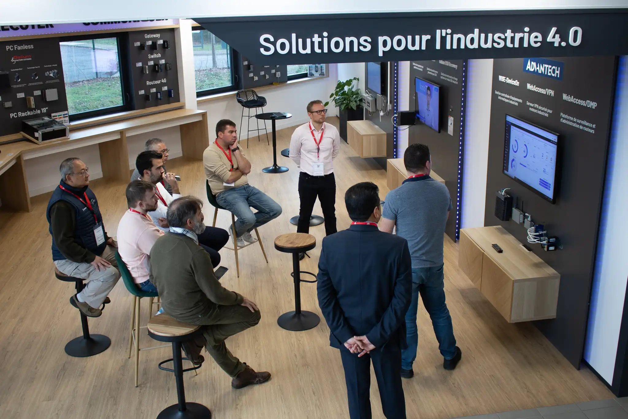 Une démonstration de l'ensemble des solutions dans le Technoroom de Factory Systemes