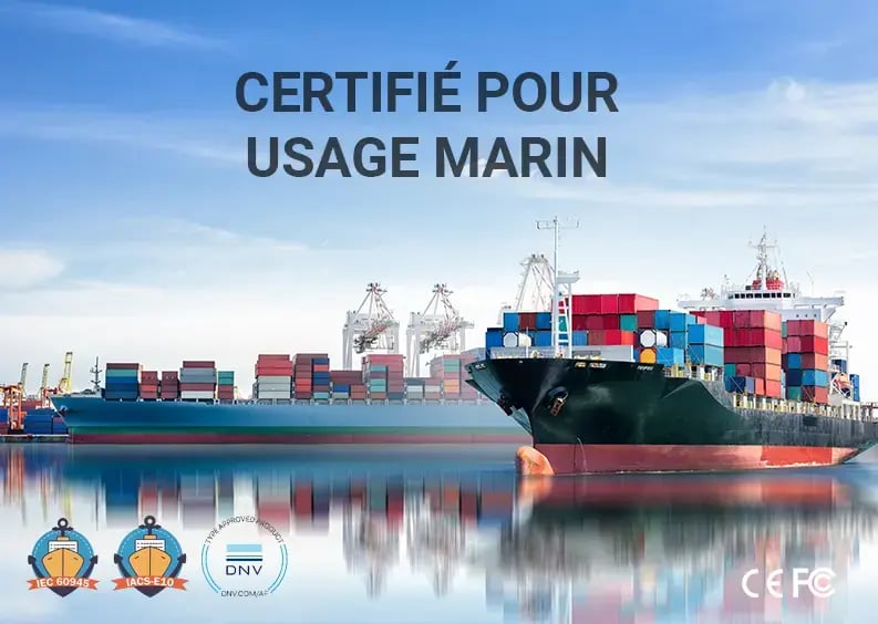 PC fanless certifié pour usage marin