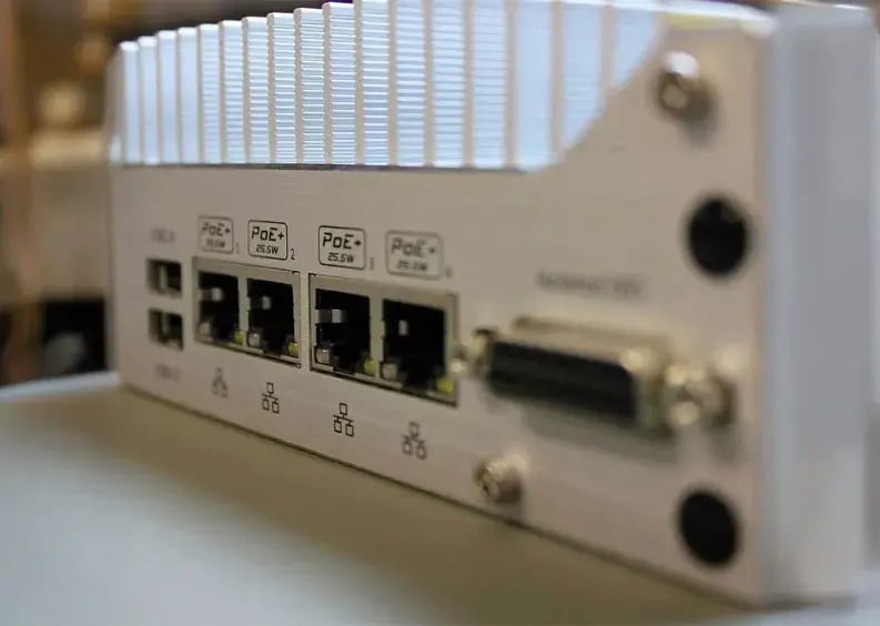 Photo des ports d'un PC