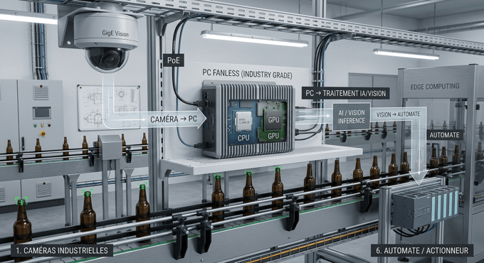 PC fanless industriel pour la vision : quels critères de choix ?