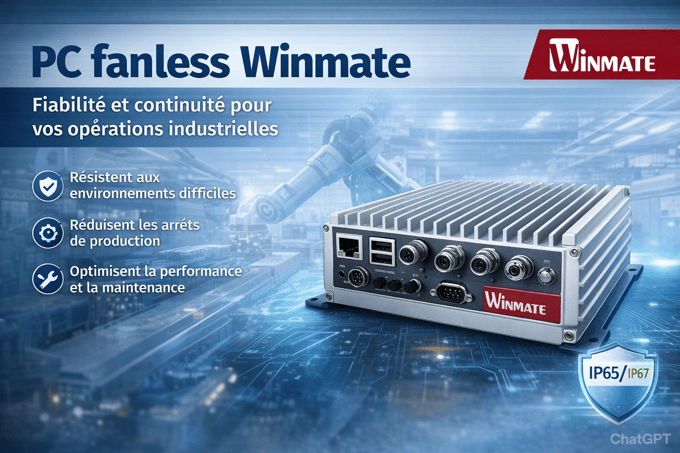 Winmate : comment les PC fanless garantissent continuité et fiabilité en industrie ?